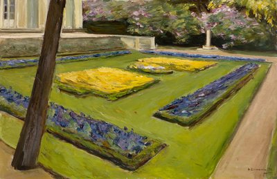 Terrace in the Garden near Lake Wannsee towards Northwest by Max Liebermann